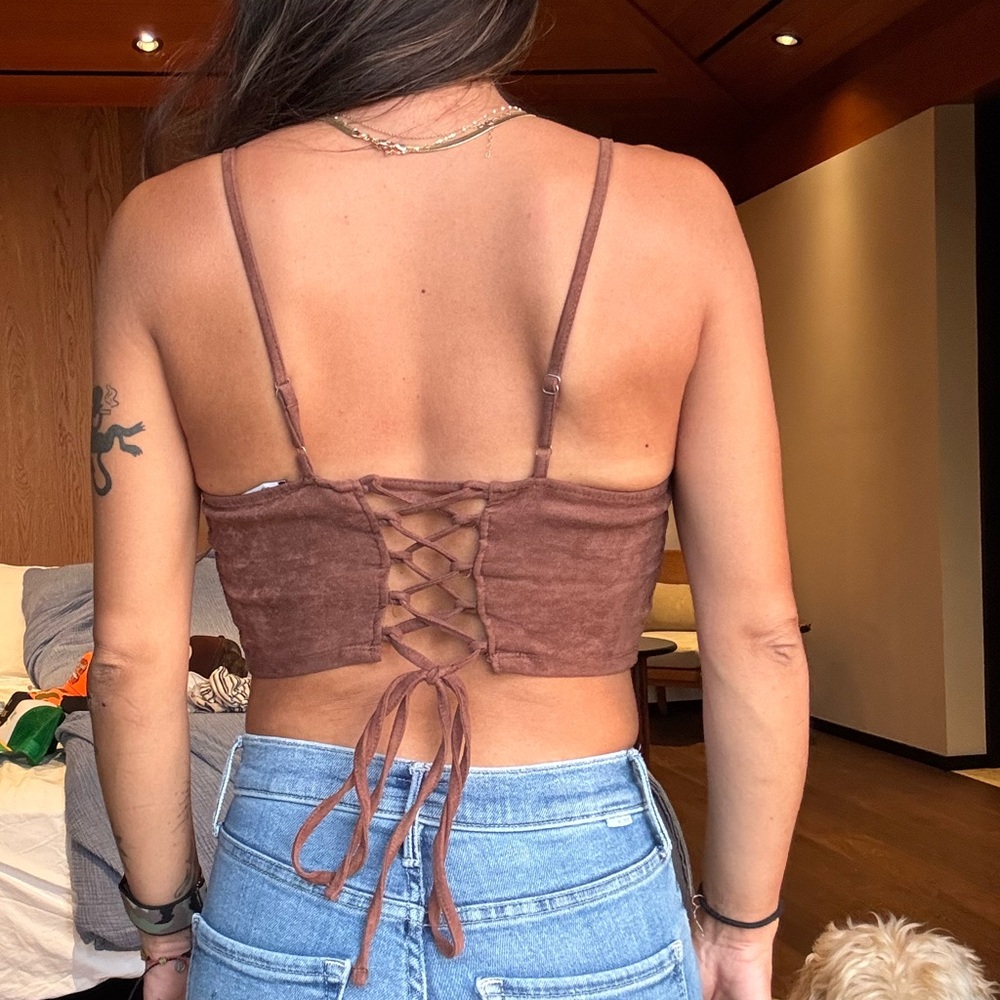SHEIN Chocolate Brown Camisole Top